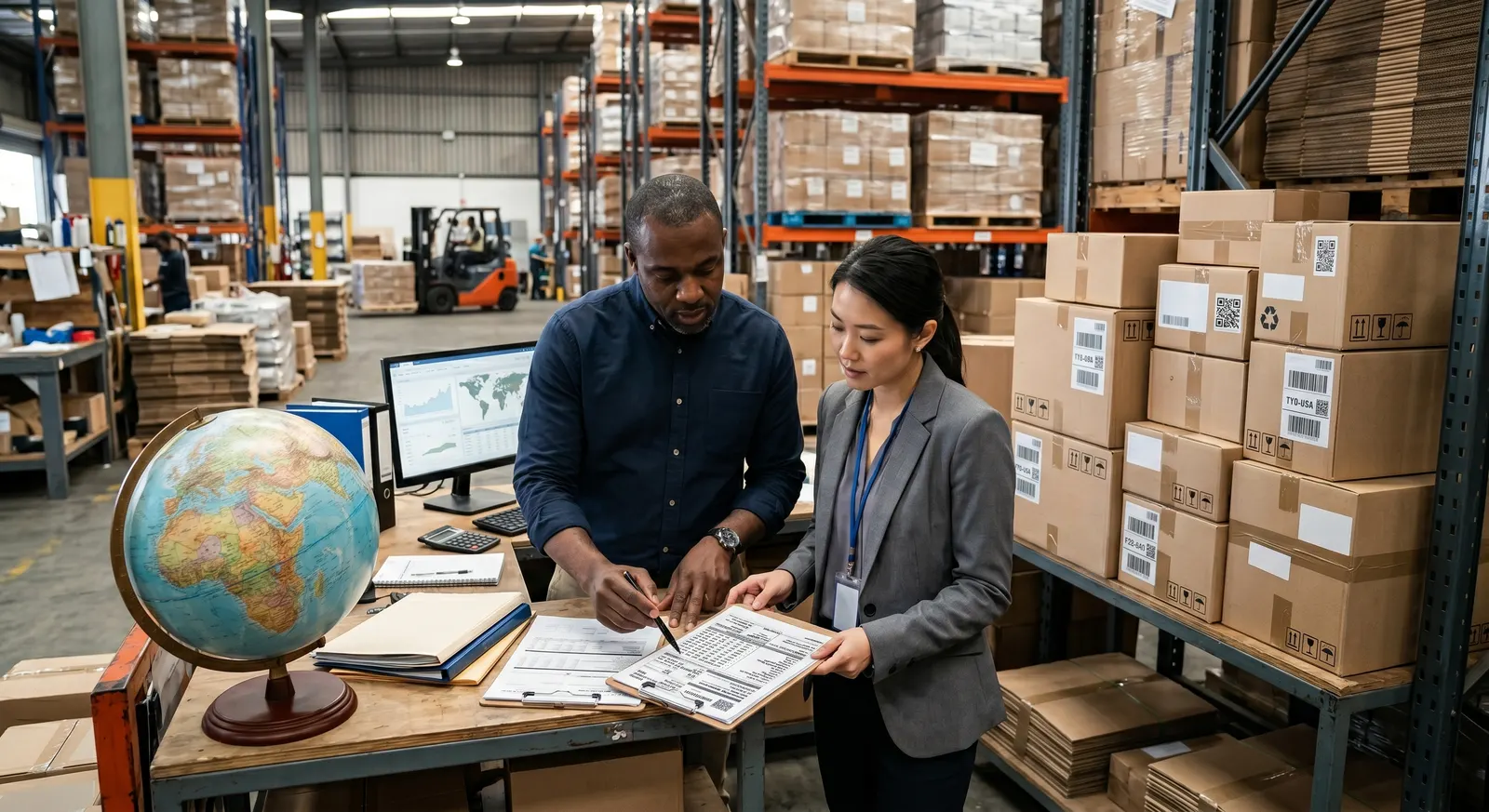 Custom clearance and export documentation support for international shipments